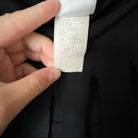 COPY - Black fringed skirt - Picture 3 of 3